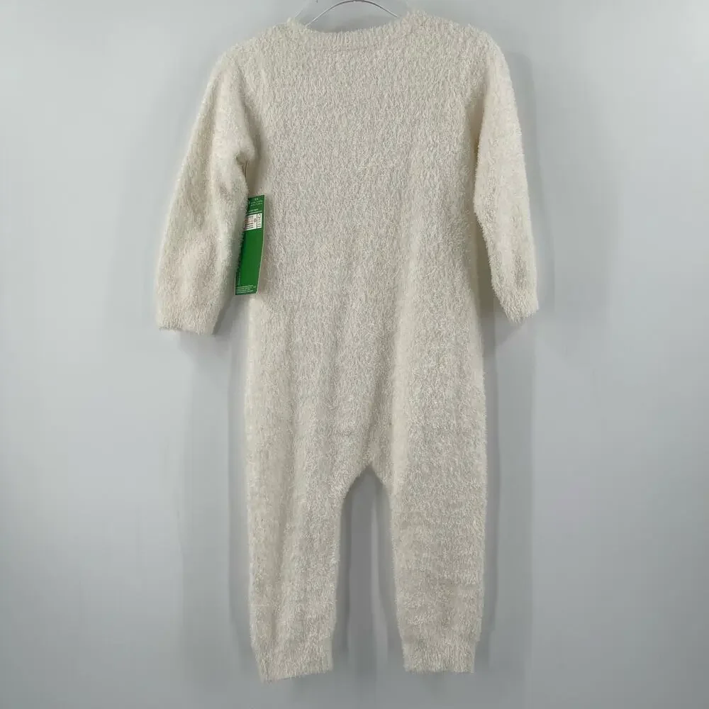 GERBER MODERN MOMENTS Baby Onesie 12 Months Faux Fur Fuzzy Comfy Unisex NWT